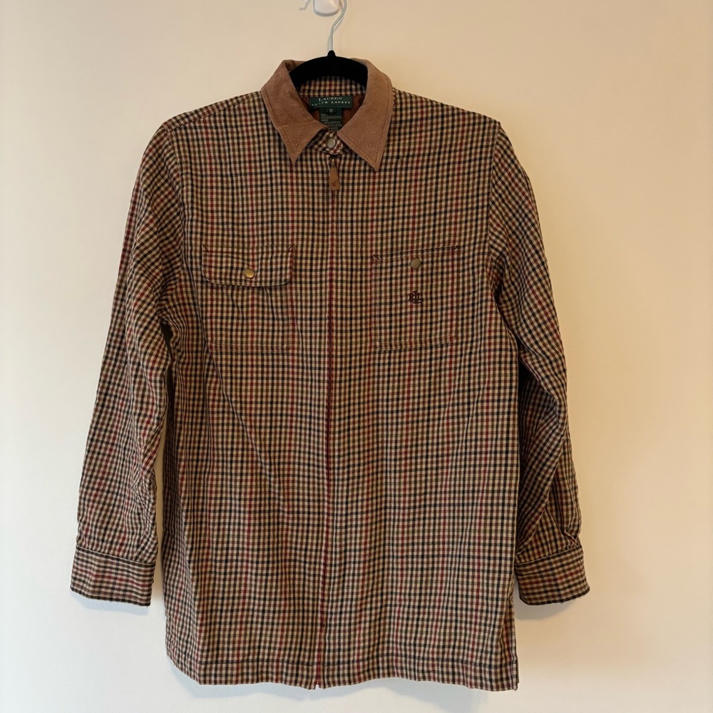 Vintage Ralph Lauren wool full zip jacket